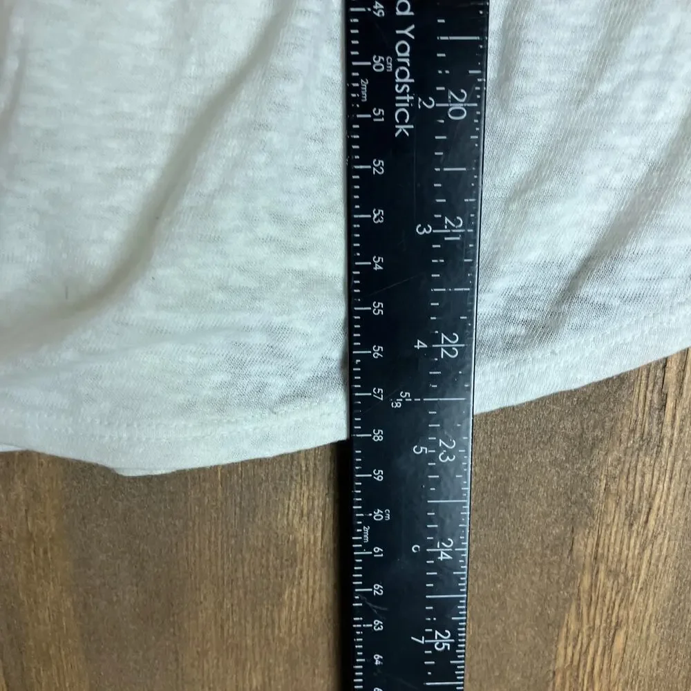 Victoria's Secret Womens Shirt White Lace Cape Scoop Neck Semi Sheer Large - Picture 9 of 14